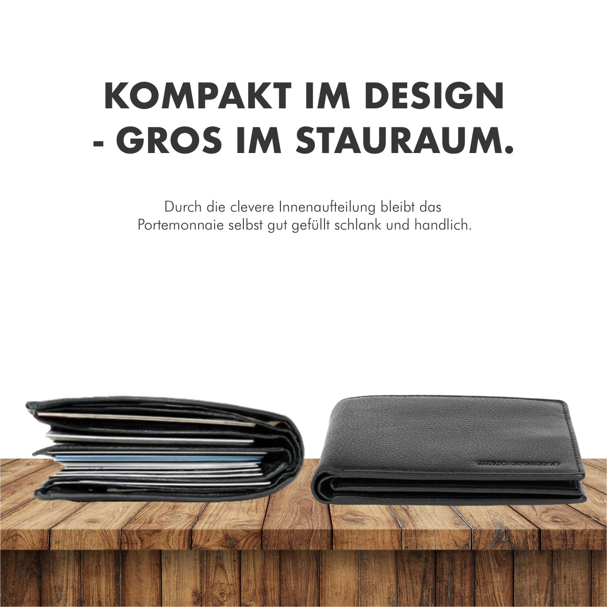 Sydney' AirTag Wallet Black