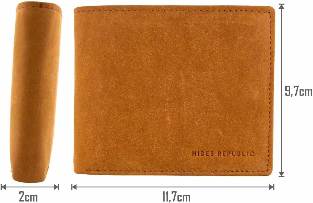 'Sydney' AirTag Wallet Vintage Braun
