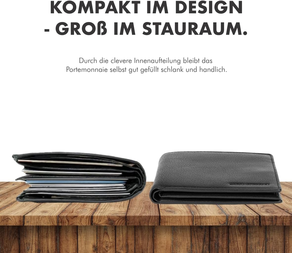 'Sydney' Geldbörse Schwarz