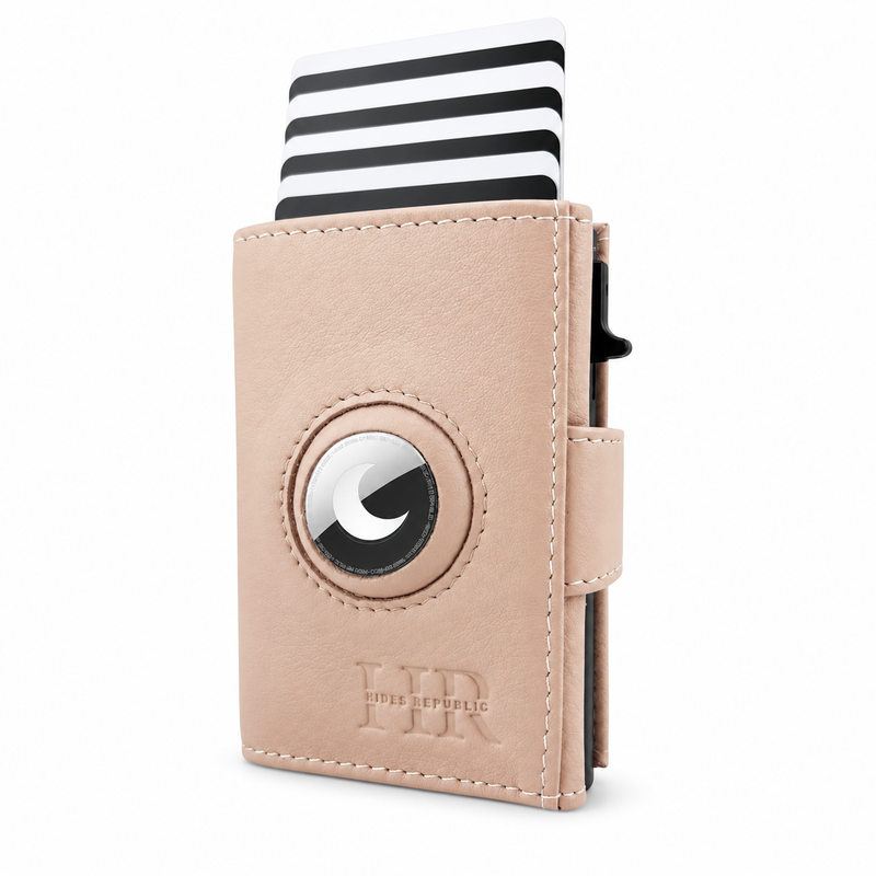 'Monaco' Airtag Card Wallet Rosa